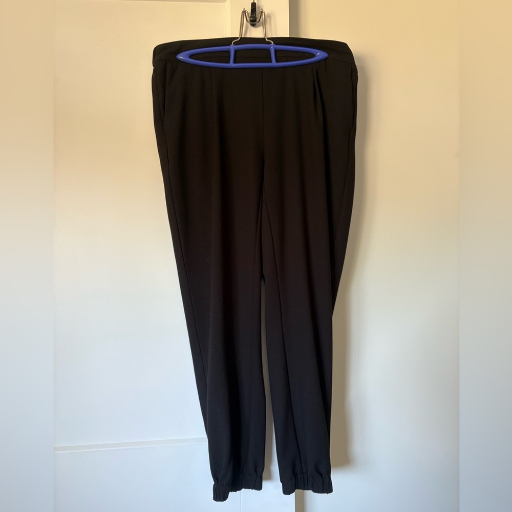 Black Tapered Trousers with Relaxed Fit